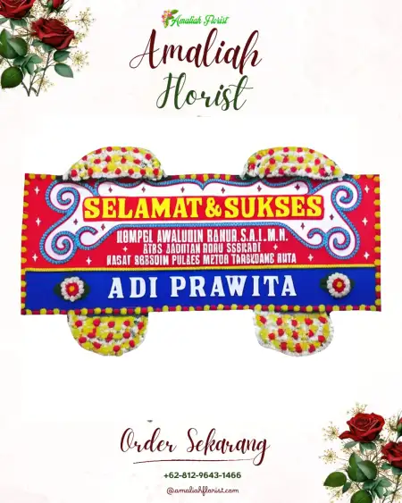 Papan Bunga Ucapan Selamat Tarup