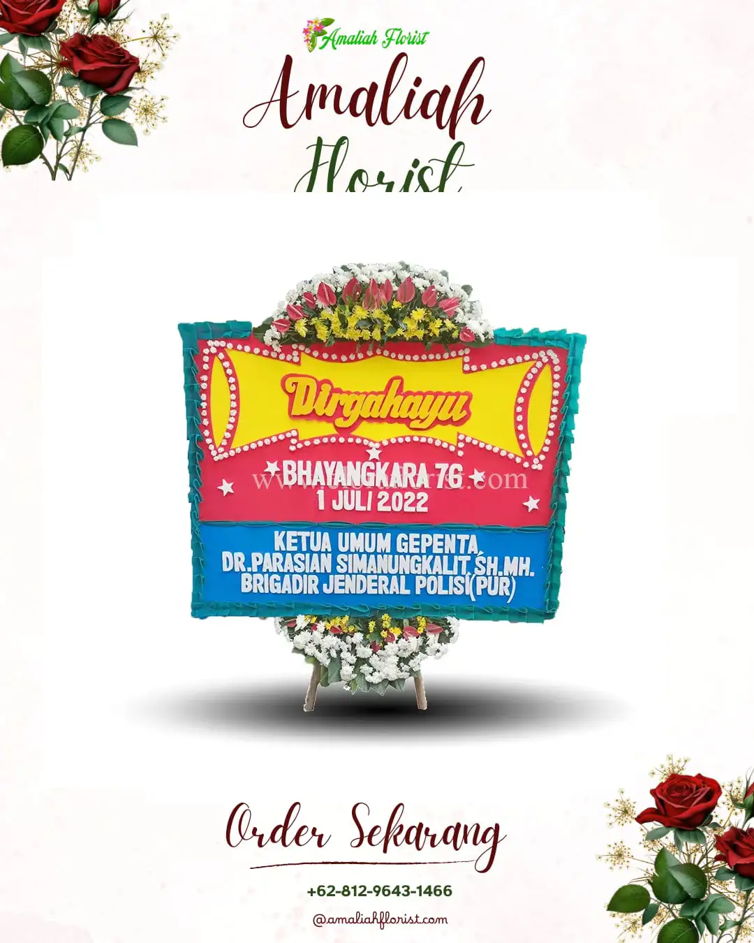 Papan Bunga HUT Ulang Tahun Tarup